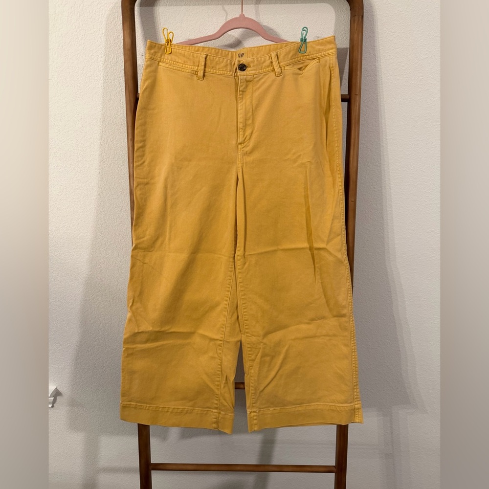 GAP Yellow Women's Trousers